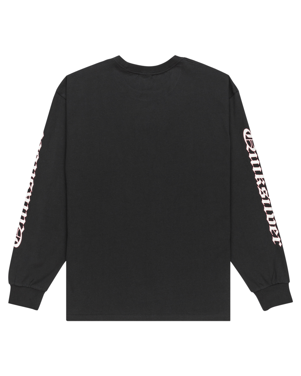 The Quiksilver Mens Mercury Old English Long Sleeve T-Shirt in Black