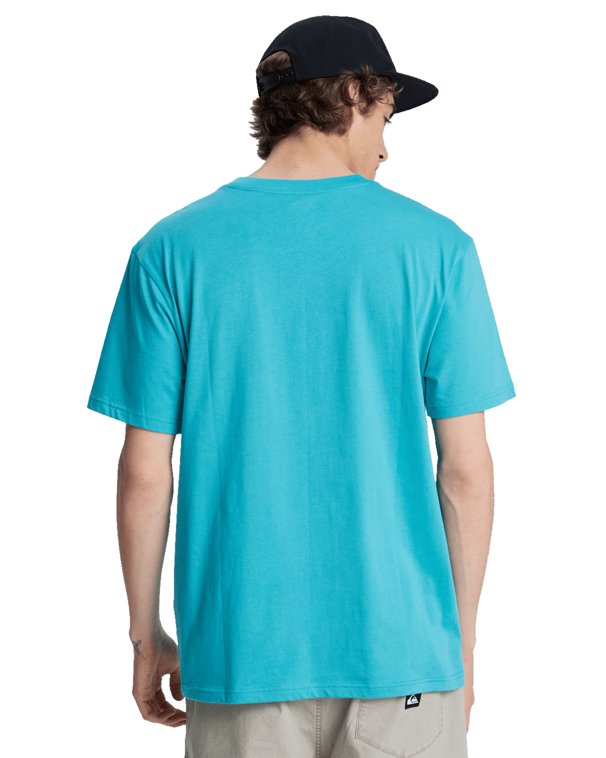 The Quiksilver Mens Fineline T-Shirt in Aqua