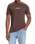 Fineline T-Shirt in Chocolate Brown