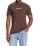 Fineline T-Shirt in Chocolate Brown