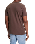 Fineline T-Shirt in Chocolate Brown