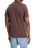Fineline T-Shirt in Chocolate Brown