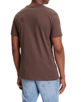 Fineline T-Shirt in Chocolate Brown