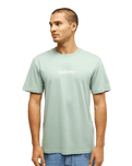 The Quiksilver Mens Fineline T-Shirt in Iceberg Green