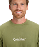 The Quiksilver Mens Fineline T-Shirt in Loden Green