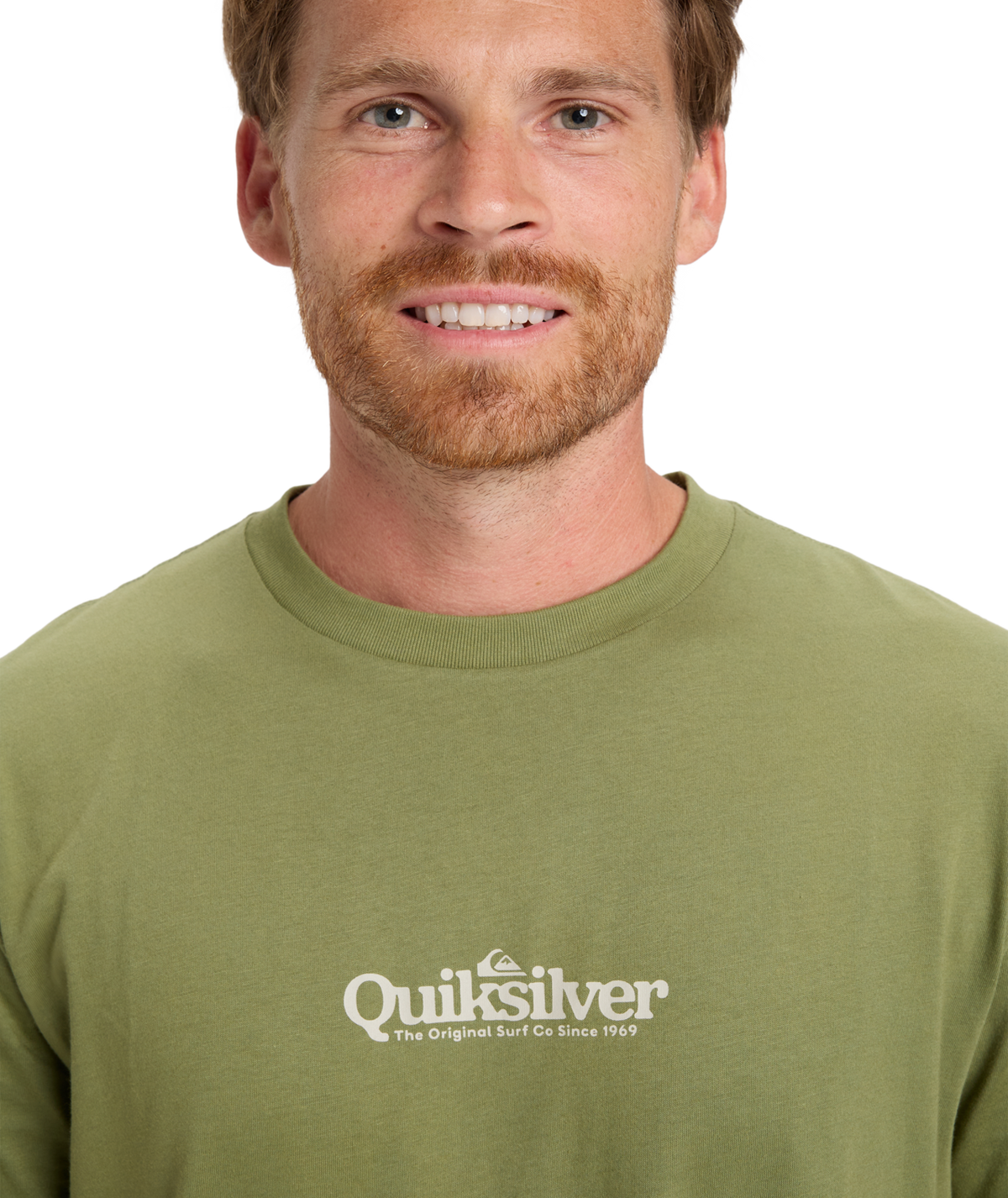 The Quiksilver Mens Fineline T-Shirt in Loden Green