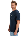 Fineline T-Shirt in Dark Navy