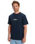 The Quiksilver Mens Fineline T-Shirt in Dark Navy