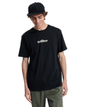 The Quiksilver Mens Fineline T-Shirt in Black
