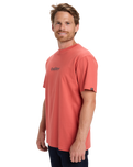 The Quiksilver Mens Fineline T-Shirt in Mustard