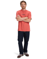 The Quiksilver Mens Fineline T-Shirt in Mustard