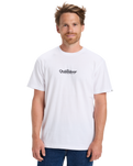 The Quiksilver Mens Fineline T-Shirt in White