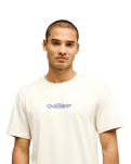 The Quiksilver Mens Fineline T-Shirt in Bone White