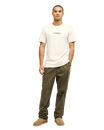 The Quiksilver Mens Fineline T-Shirt in Bone White