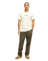The Quiksilver Mens Fineline T-Shirt in Bone White