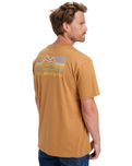 The Quiksilver Mens Light Waves T-Shirt in Almond