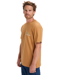 The Quiksilver Mens Light Waves T-Shirt in Almond
