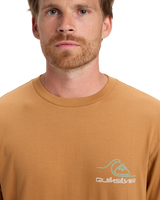 The Quiksilver Mens Light Waves T-Shirt in Almond