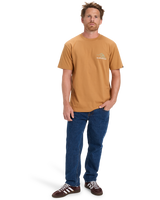 The Quiksilver Mens Light Waves T-Shirt in Almond