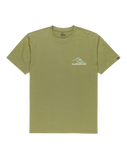 The Quiksilver Mens Light Waves T-Shirt in Loden Green