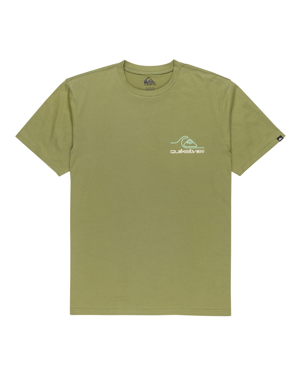 The Quiksilver Mens Light Waves T-Shirt in Loden Green