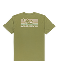 The Quiksilver Mens Light Waves T-Shirt in Loden Green