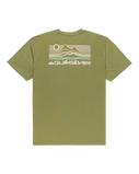 The Quiksilver Mens Light Waves T-Shirt in Loden Green