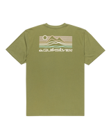 The Quiksilver Mens Light Waves T-Shirt in Loden Green