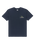 The Quiksilver Mens Light Waves T-Shirt in Dark Navy