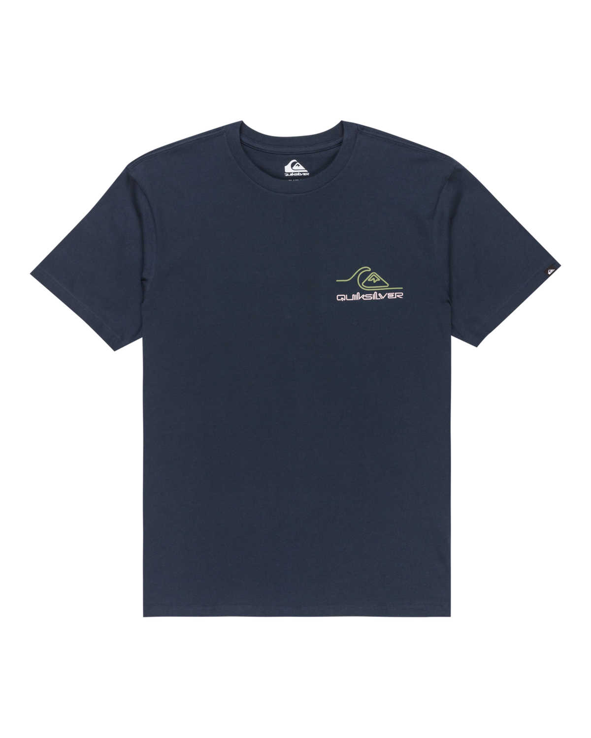 The Quiksilver Mens Light Waves T-Shirt in Dark Navy