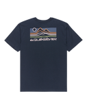 The Quiksilver Mens Light Waves T-Shirt in Dark Navy