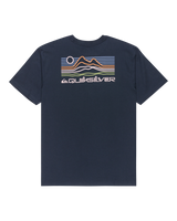 The Quiksilver Mens Light Waves T-Shirt in Dark Navy