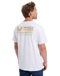 The Quiksilver Mens Light Waves T-Shirt in White
