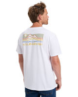 The Quiksilver Mens Light Waves T-Shirt in White