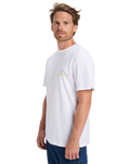 The Quiksilver Mens Light Waves T-Shirt in White