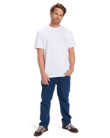 The Quiksilver Mens Light Waves T-Shirt in White