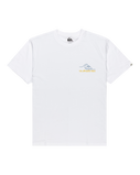 The Quiksilver Mens Light Waves T-Shirt in White