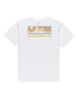 The Quiksilver Mens Light Waves T-Shirt in White