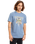 The Quiksilver Mens Core Skull T-Shirt in China Blue