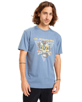 The Quiksilver Mens Core Skull T-Shirt in China Blue