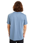 The Quiksilver Mens Core Skull T-Shirt in China Blue
