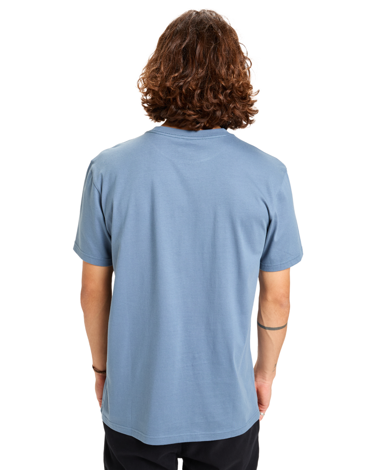 The Quiksilver Mens Core Skull T-Shirt in China Blue