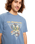 The Quiksilver Mens Core Skull T-Shirt in China Blue