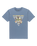 The Quiksilver Mens Core Skull T-Shirt in China Blue