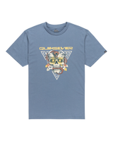 The Quiksilver Mens Core Skull T-Shirt in China Blue
