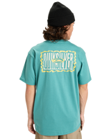 The Quiksilver Mens Gotam Foam T-Shirt in Deep Sea