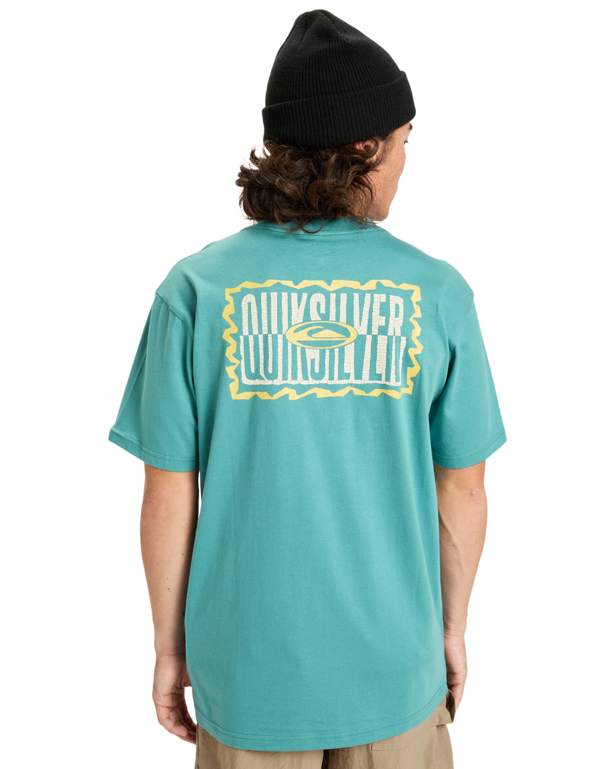 The Quiksilver Mens Gotam Foam T-Shirt in Deep Sea