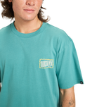 The Quiksilver Mens Gotam Foam T-Shirt in Deep Sea
