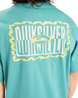 The Quiksilver Mens Gotam Foam T-Shirt in Deep Sea