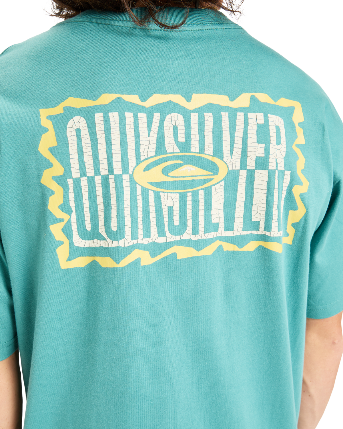 The Quiksilver Mens Gotam Foam T-Shirt in Deep Sea